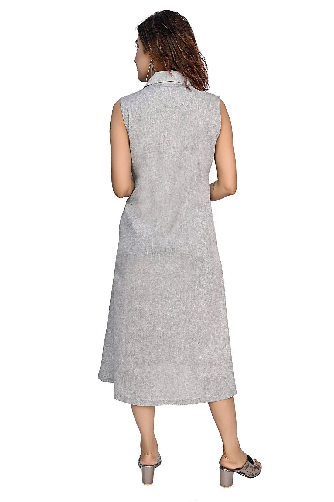 Nirmal Online Premium  Quality Cotton Tunic For Women In Grey Colour