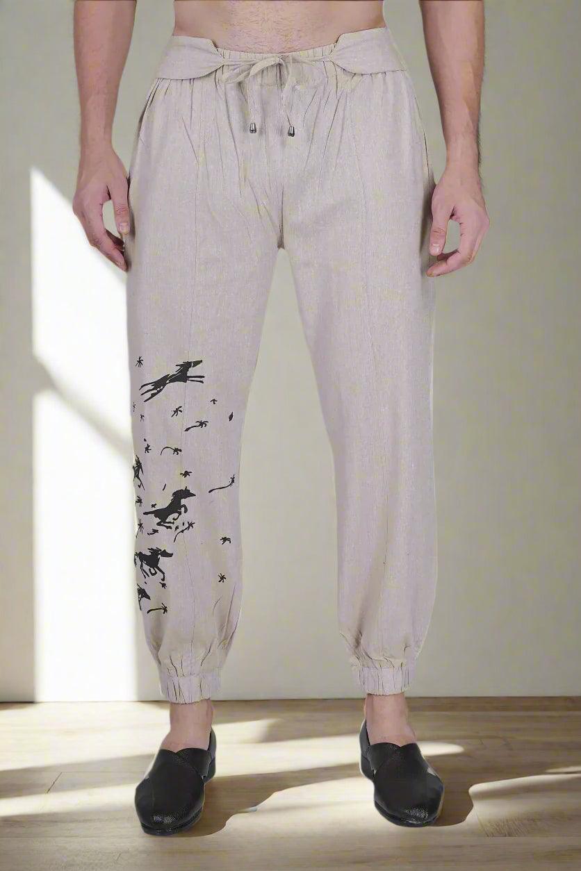 Body fit Kurta with Cotton Linen touch Pajama Pant
