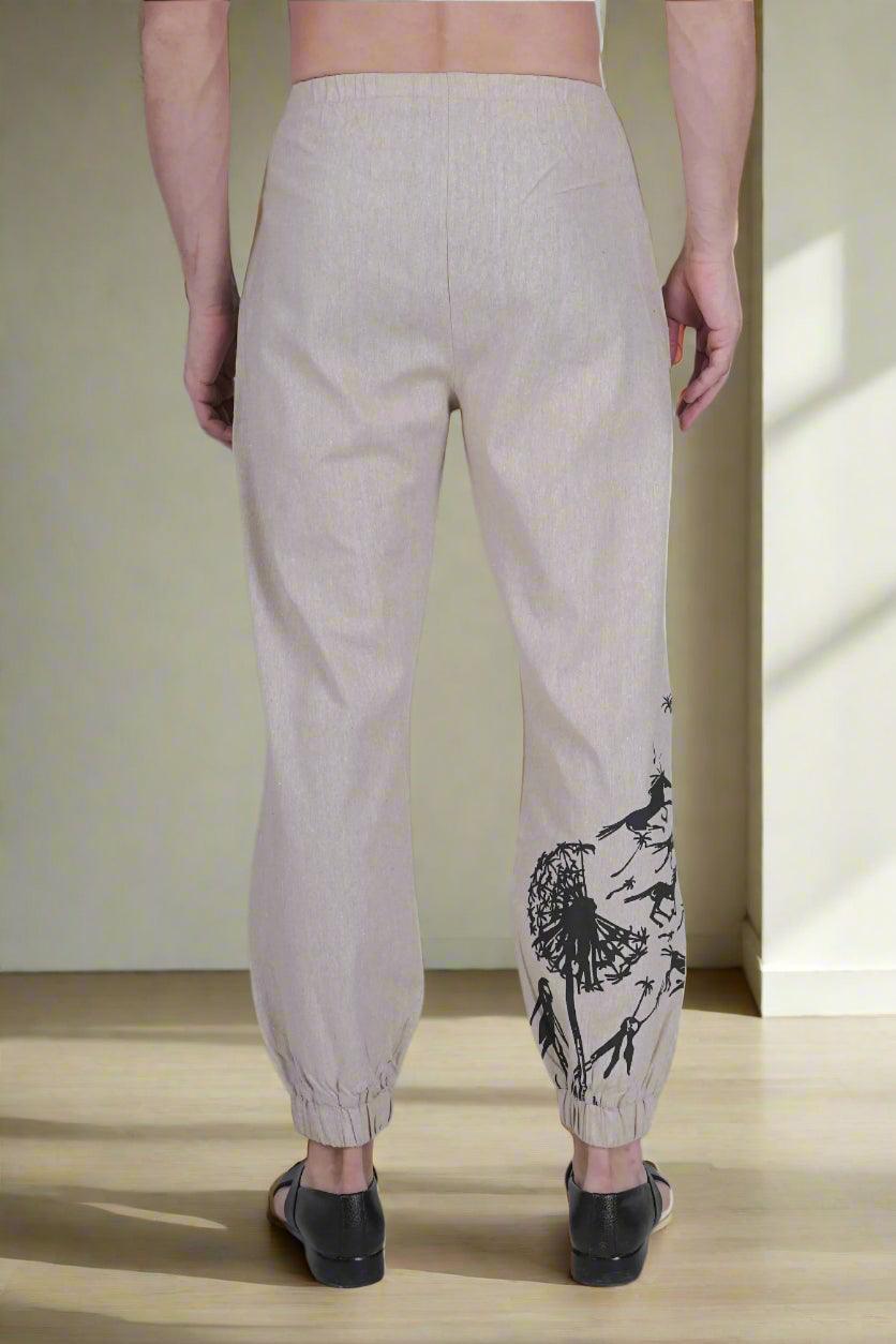 Beige Horse Print Pajama