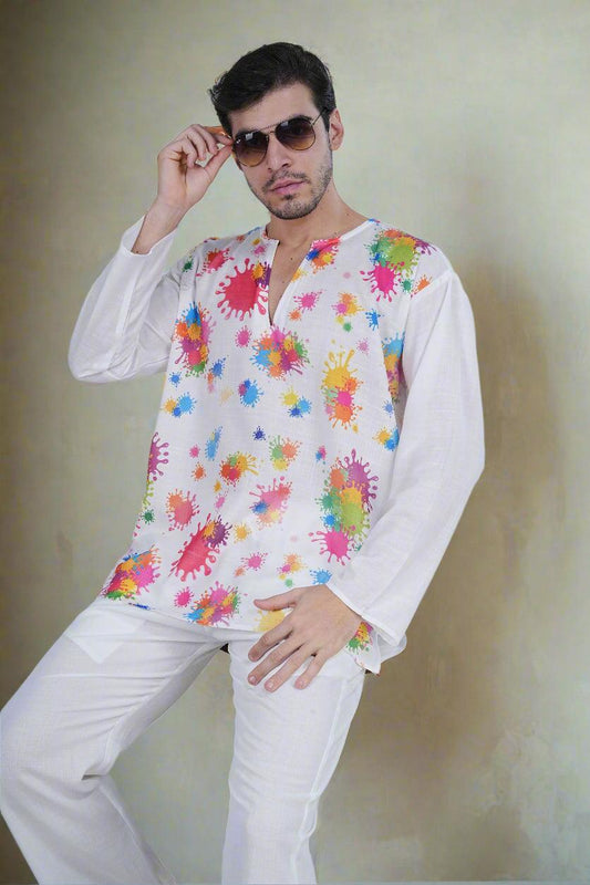 Color Burst Kurta