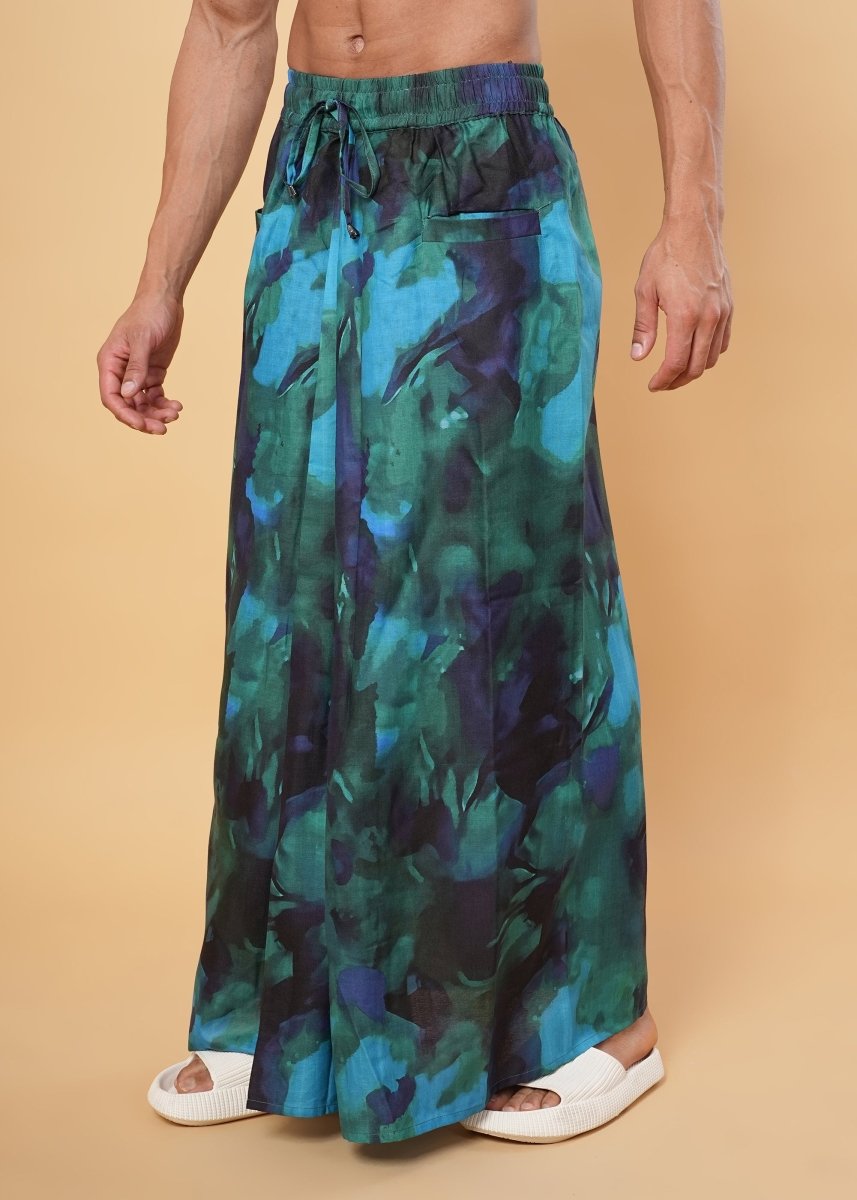 Abstract Aqua Pajamalungi