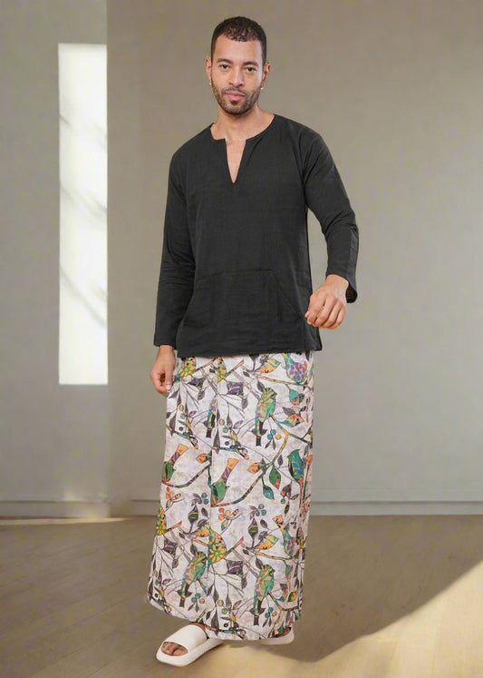 Boho Birdscape Pajamalungi