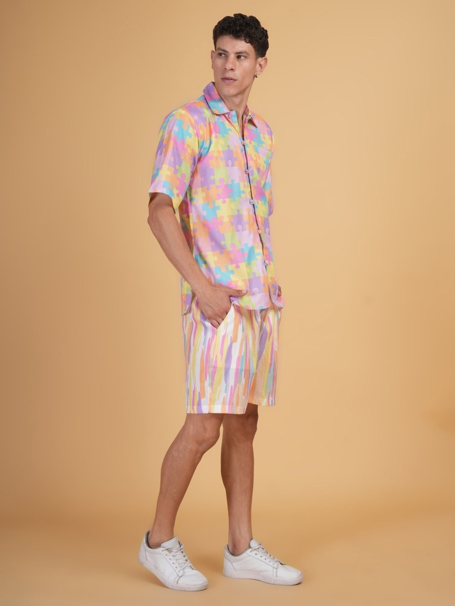 Pastel Puzzle Short