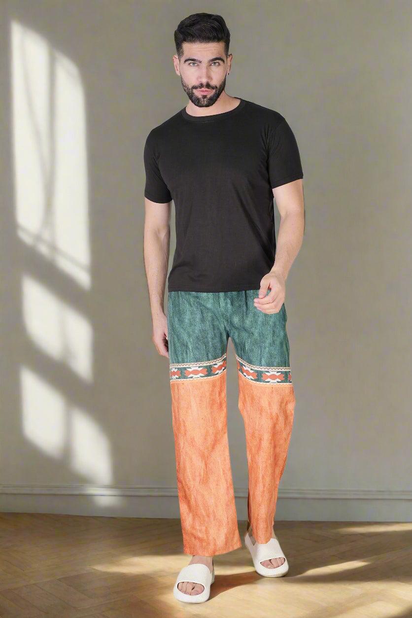 Rustic Boho Men's Pajama