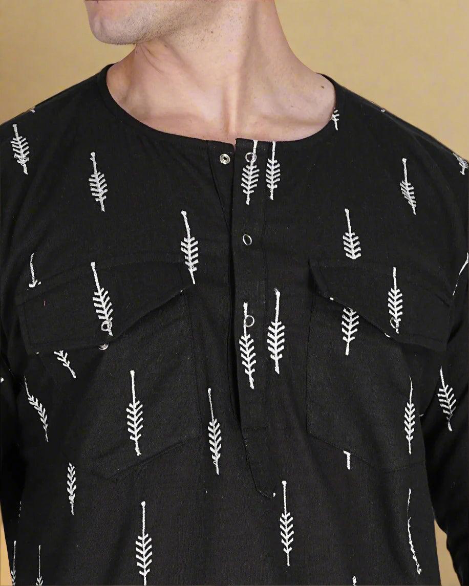Black Grace Kurta