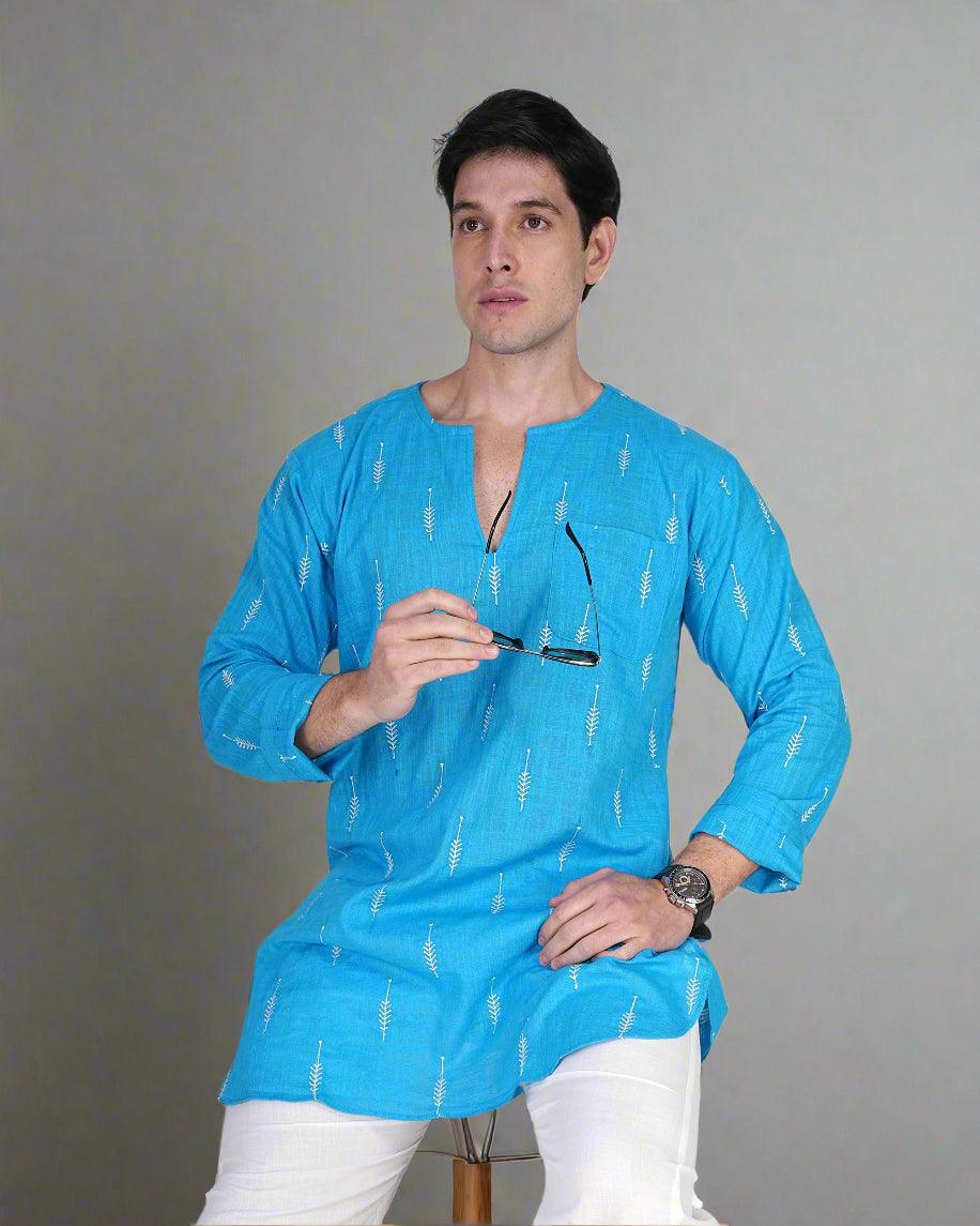 Azure Grace Kurta