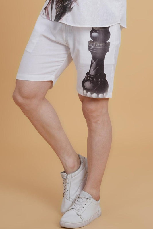 Tropical Checkmate Shorts