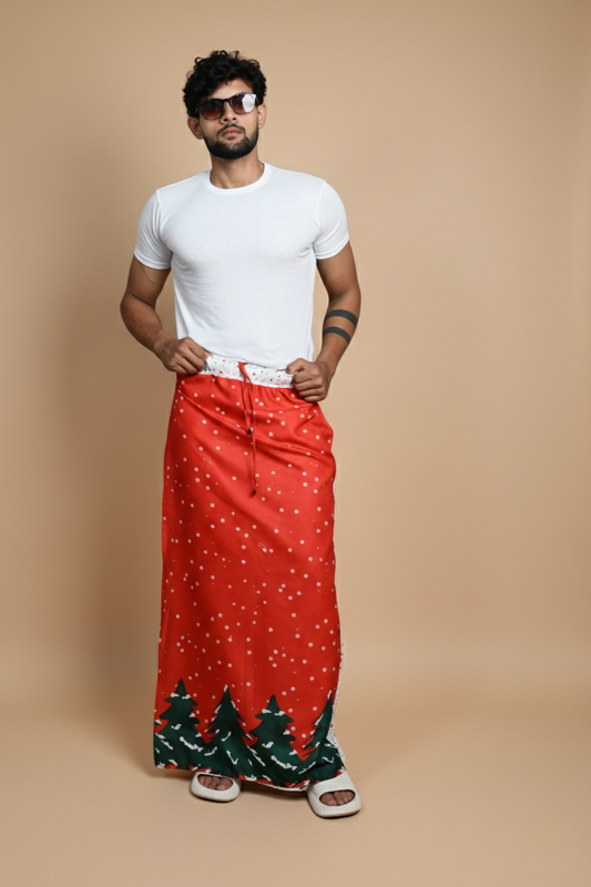 Red Snow/Tree-Line Pajamalungi