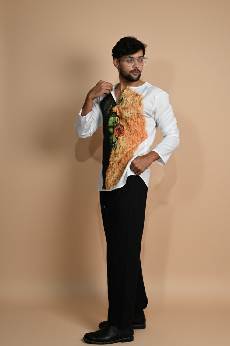 Sattva Style Cotton Kurta for Men's