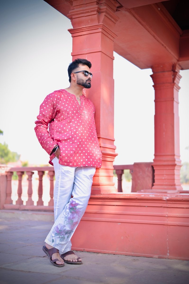 Gulaabi Nazm Kurta