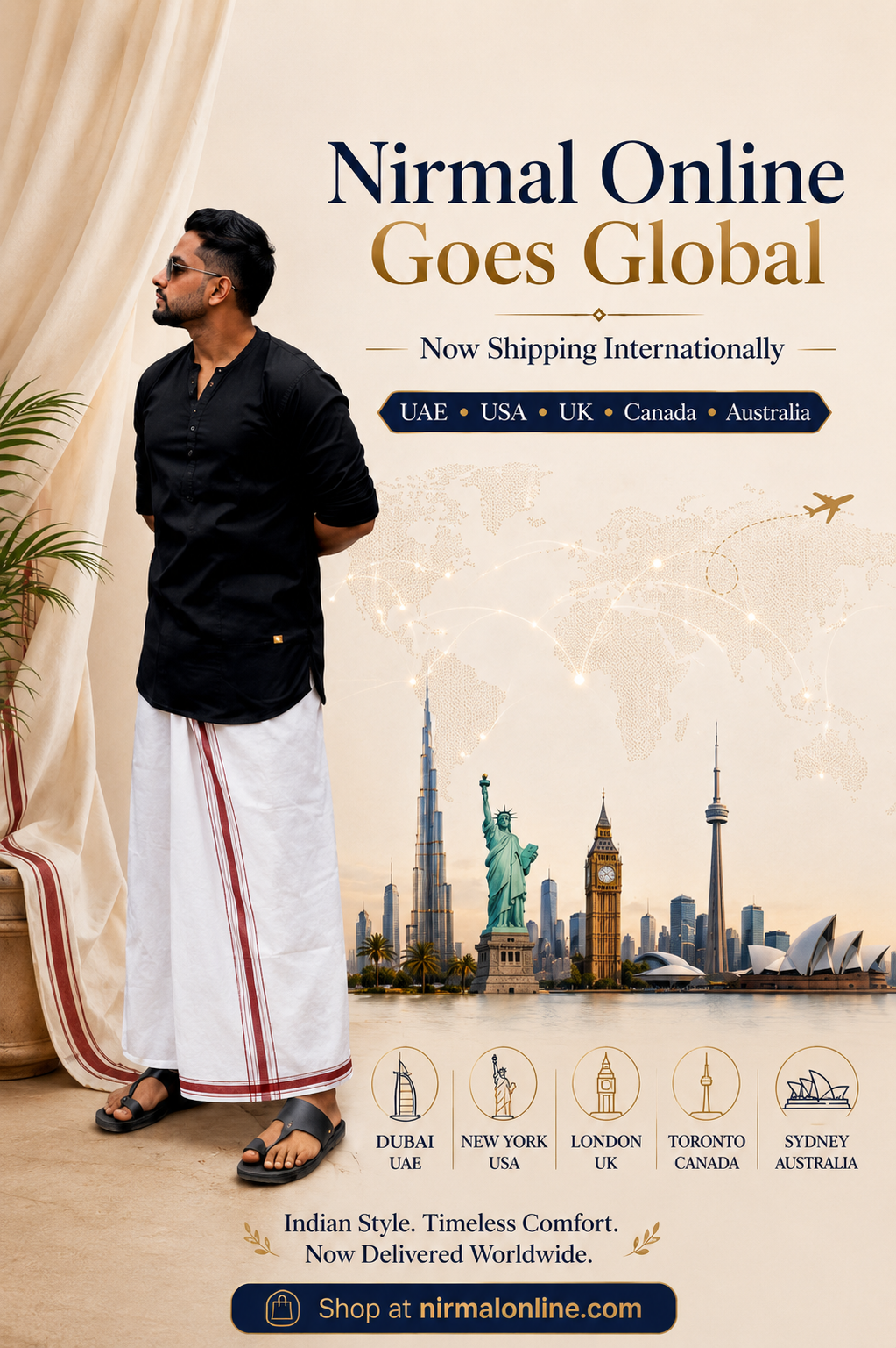 Nirmal Online Goes Global – Now Shopping Across UAE, USA, UK, Canada & Australia