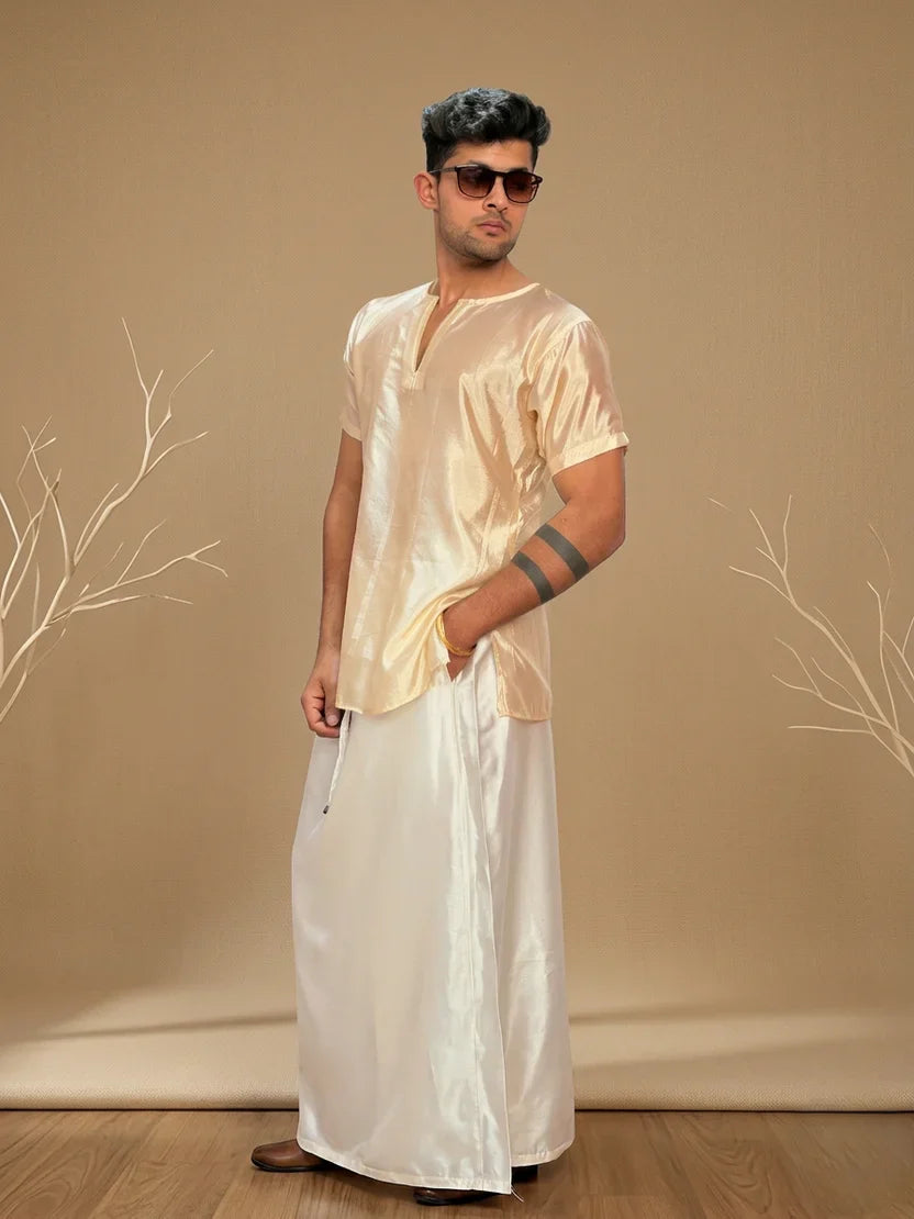 Silk festive kurta for men