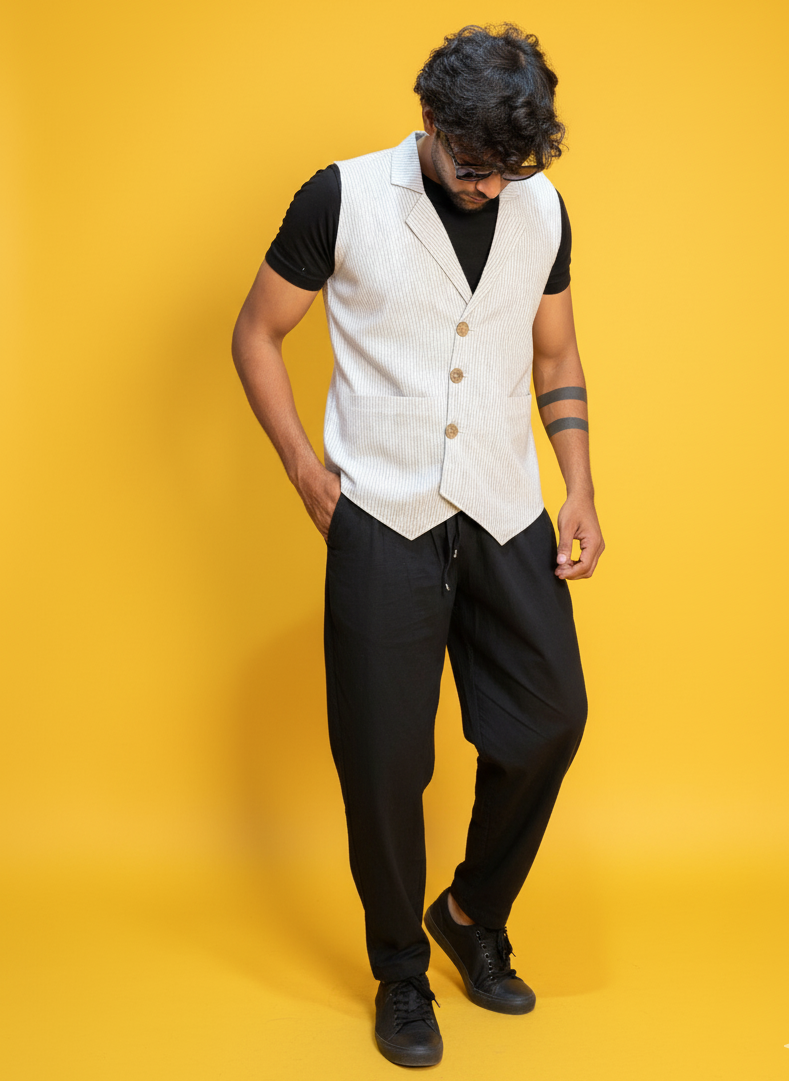 Black pajama for men – classic cotton ethnic wear