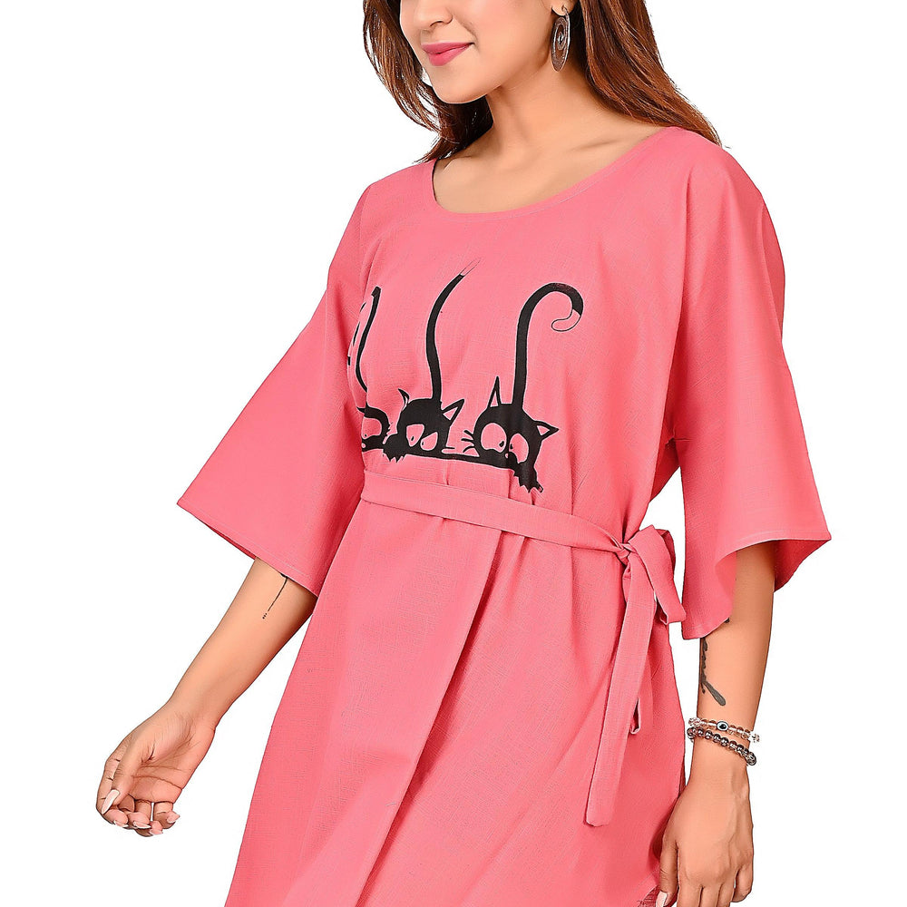 
                      
                        Premium Cotton Top for Women in Coral Pink Colour
                      
                    