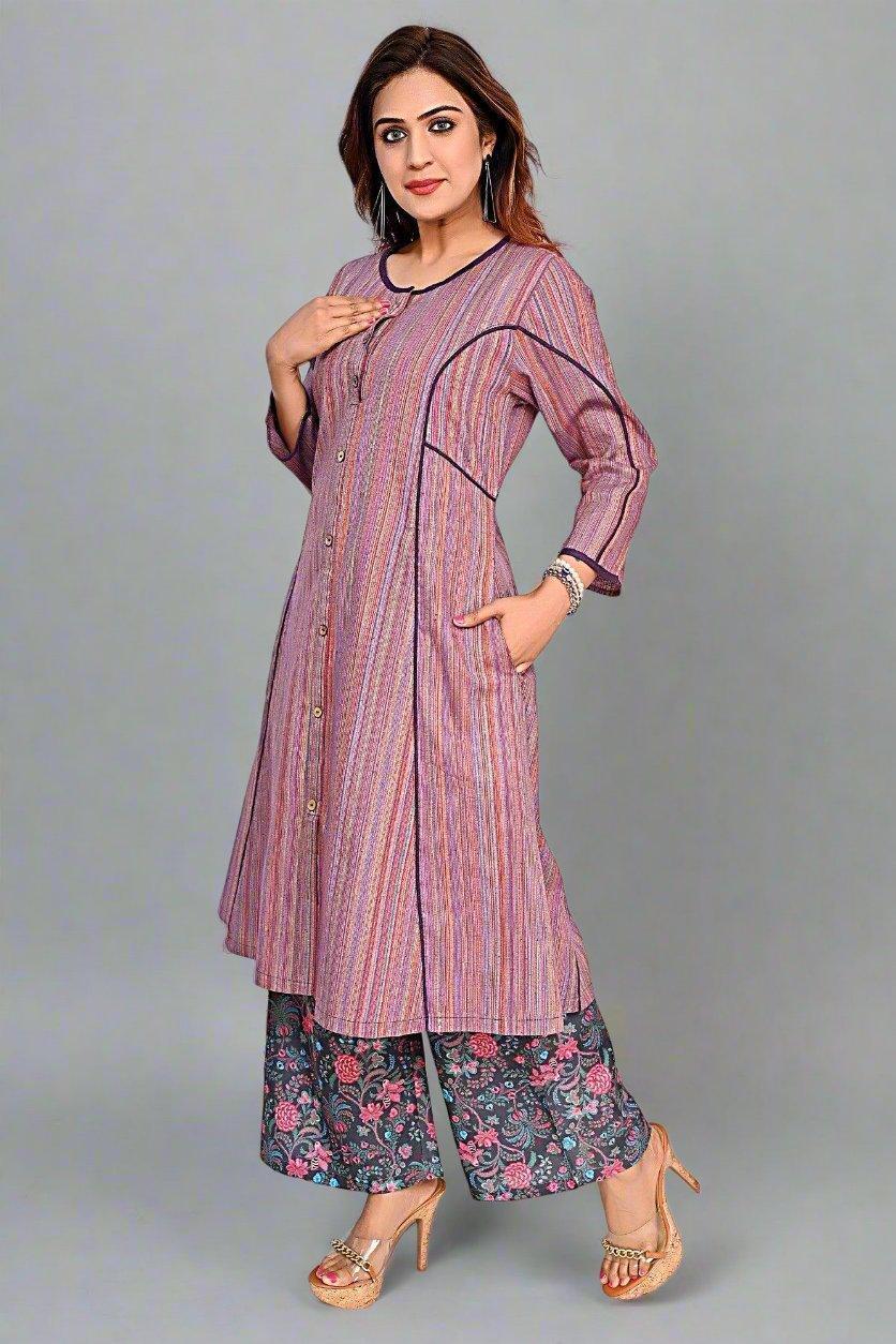 Ensemble Farshi boutonné sur le devant