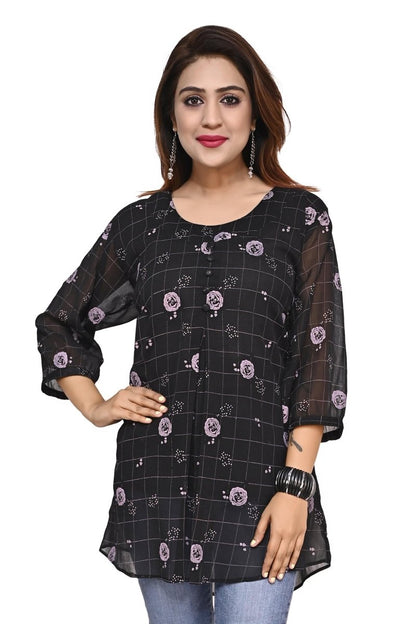 Midnight Bloom Tunic