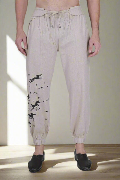 Cotton Linen touch Pajama Pant
