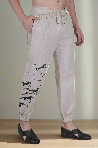 Cotton Linen touch Pajama Pant