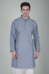 Silver Serenity Kurta