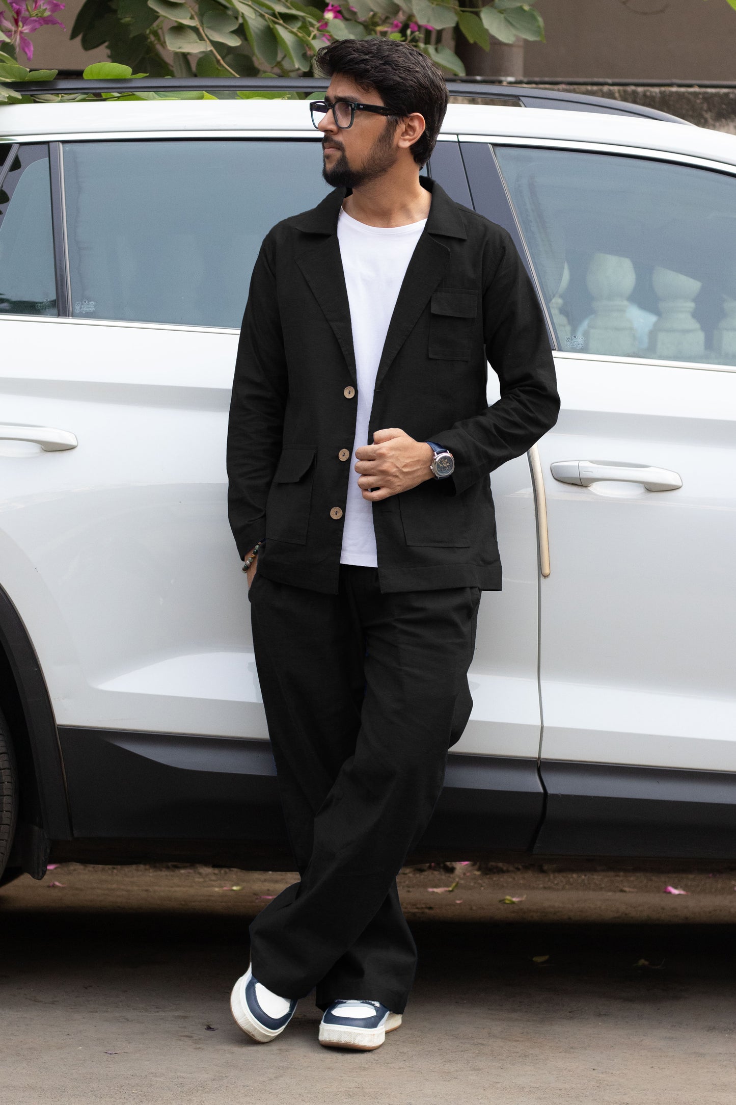 Black Cotton Pajama