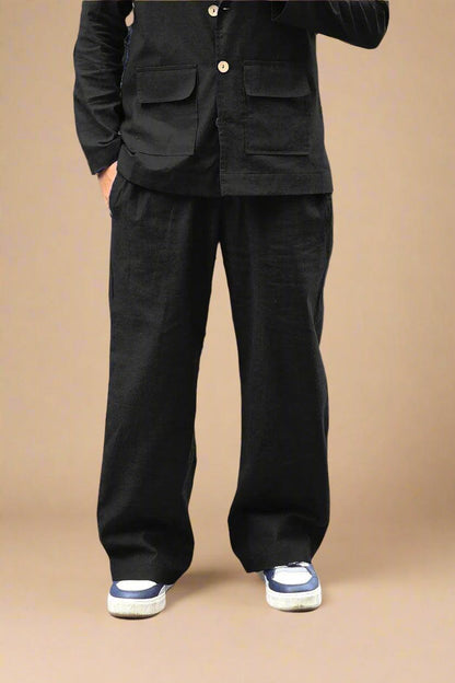 Black Color Cotton Pajama
