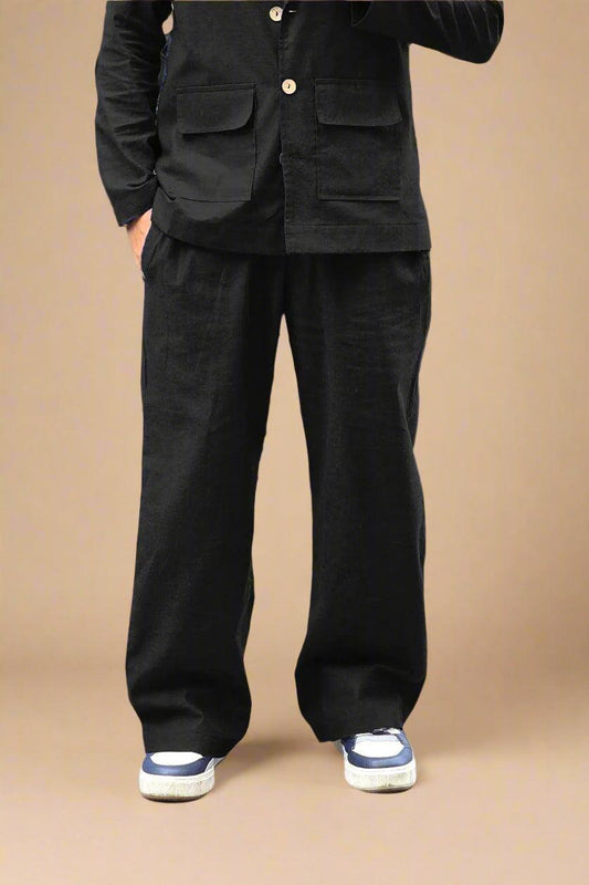 Black Color Cotton Pajama