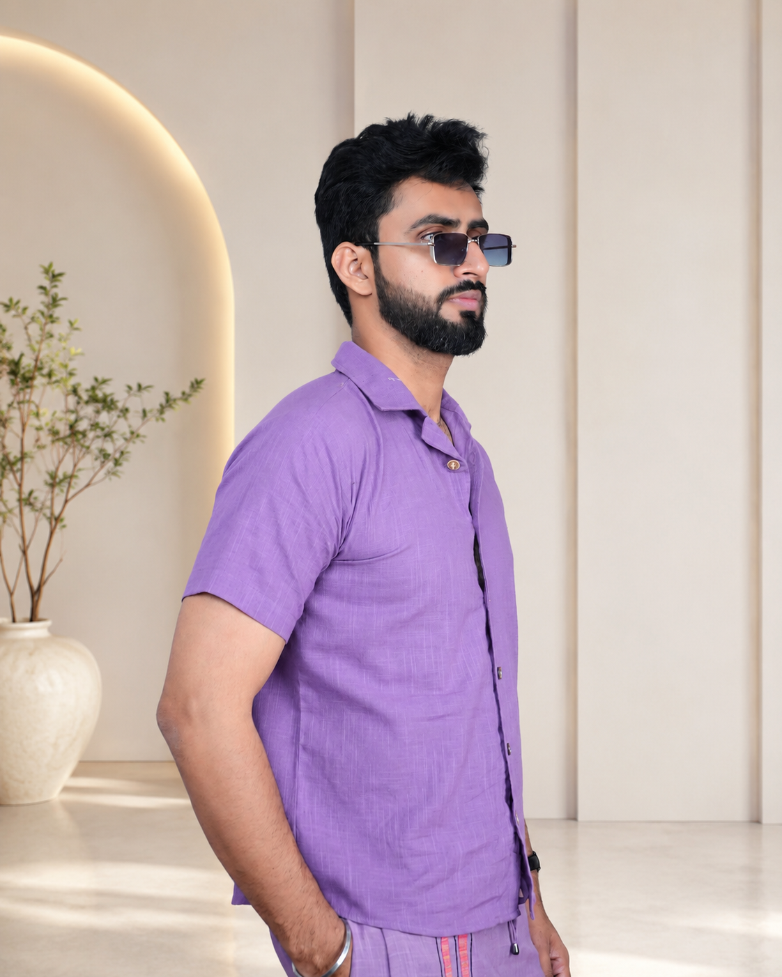 Men's Premium Soft Violet Shirts