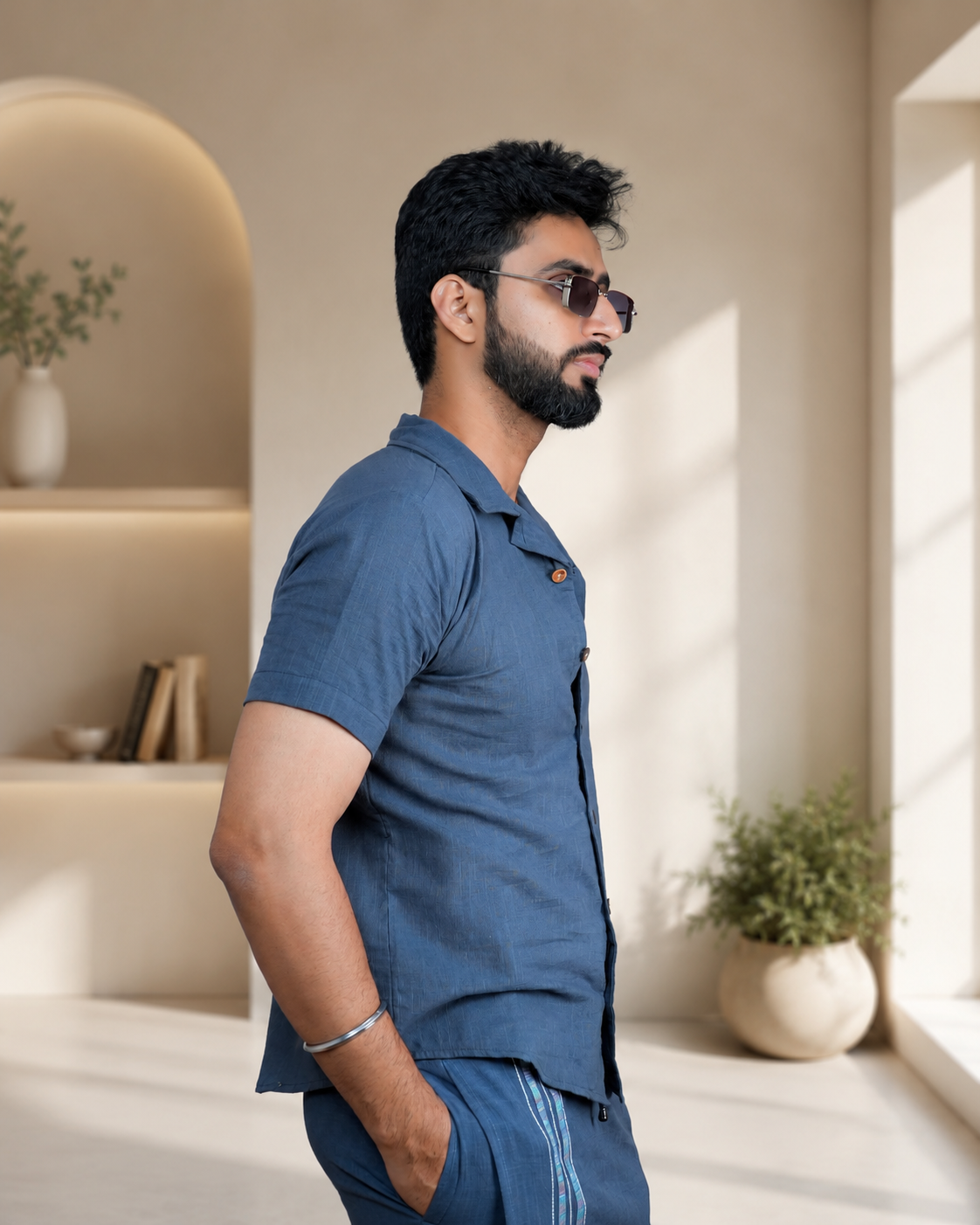 Men's Premium Midnight Blue Shirts