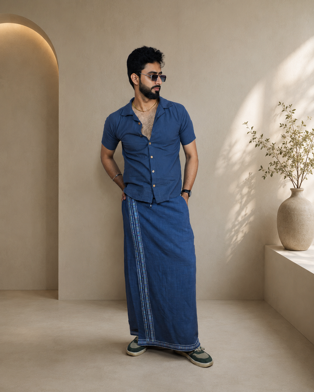 Men's Premium Midnight Blue Shirts