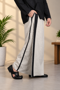 Men's Ivory Contrast PajamaLungi