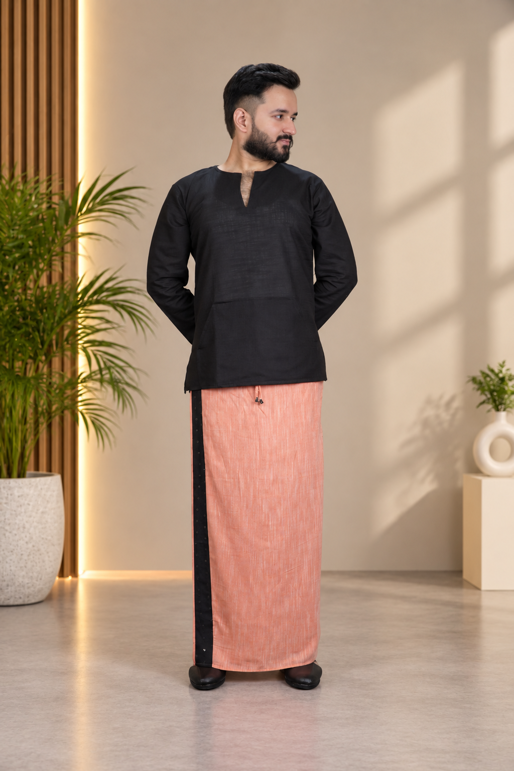 Men's Kesar Noir Pajamalungi