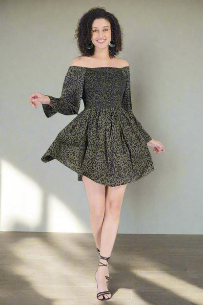 Wild Elegance Mini Dress