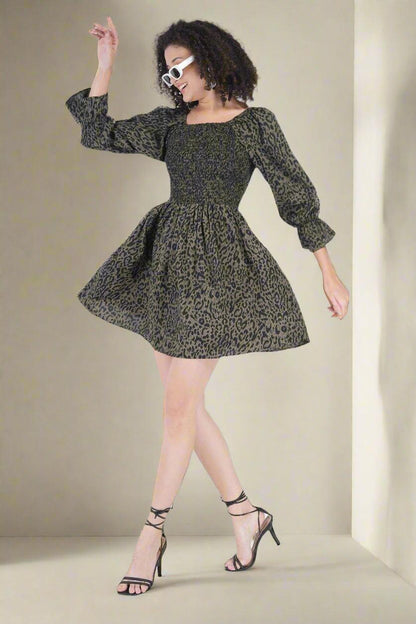 Wild Elegance Mini Dress