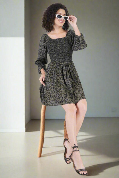 Wild Elegance Mini Dress