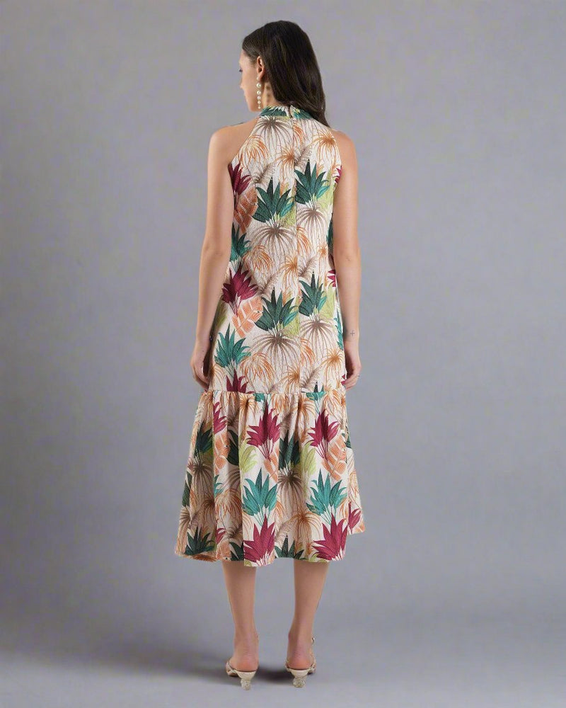 
                      
                        Printed Jungle Leaves Dress for Women
                      
                    