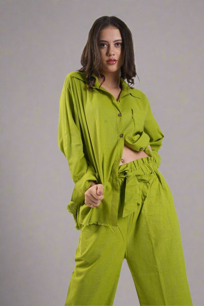 
                      
                        Women trendy stylish cotton pajama Green
                      
                    