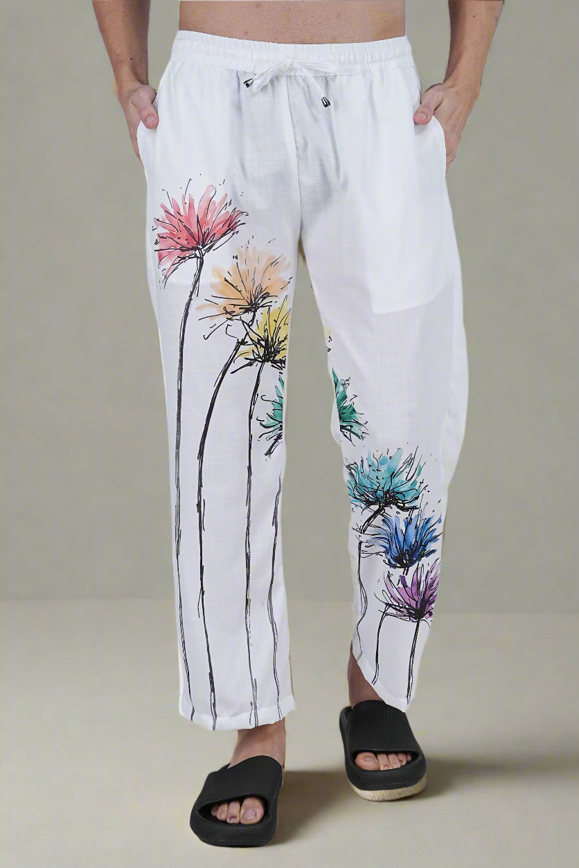 Watercolor Wildflower Pajama