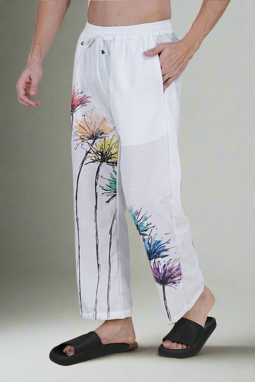 Watercolor Wildflower Pajama