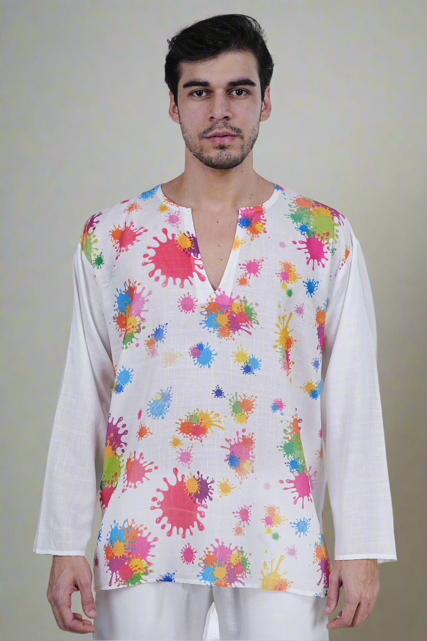 Color Burst Kurta