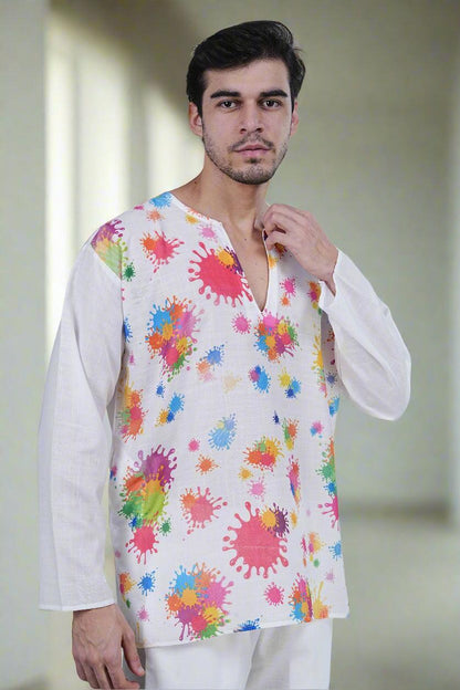 Color Burst Kurta