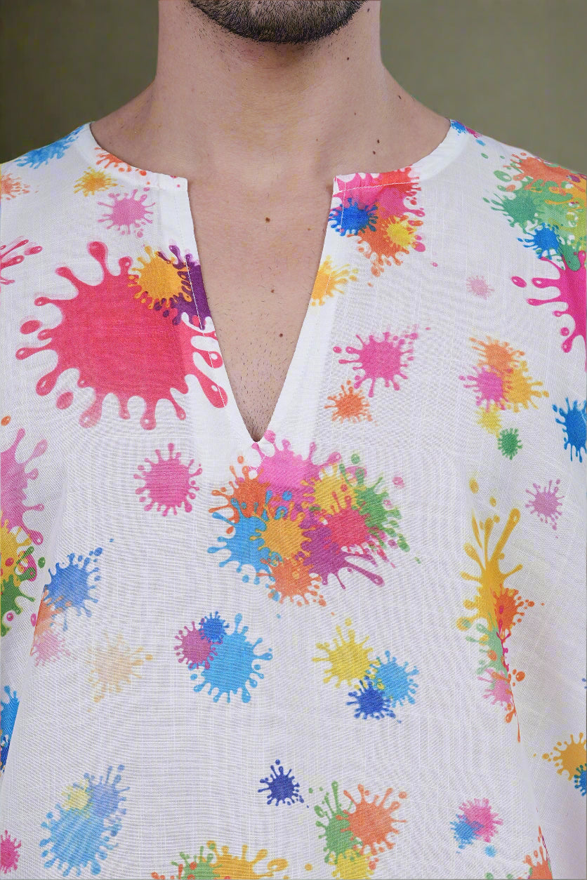 Color Burst Kurta