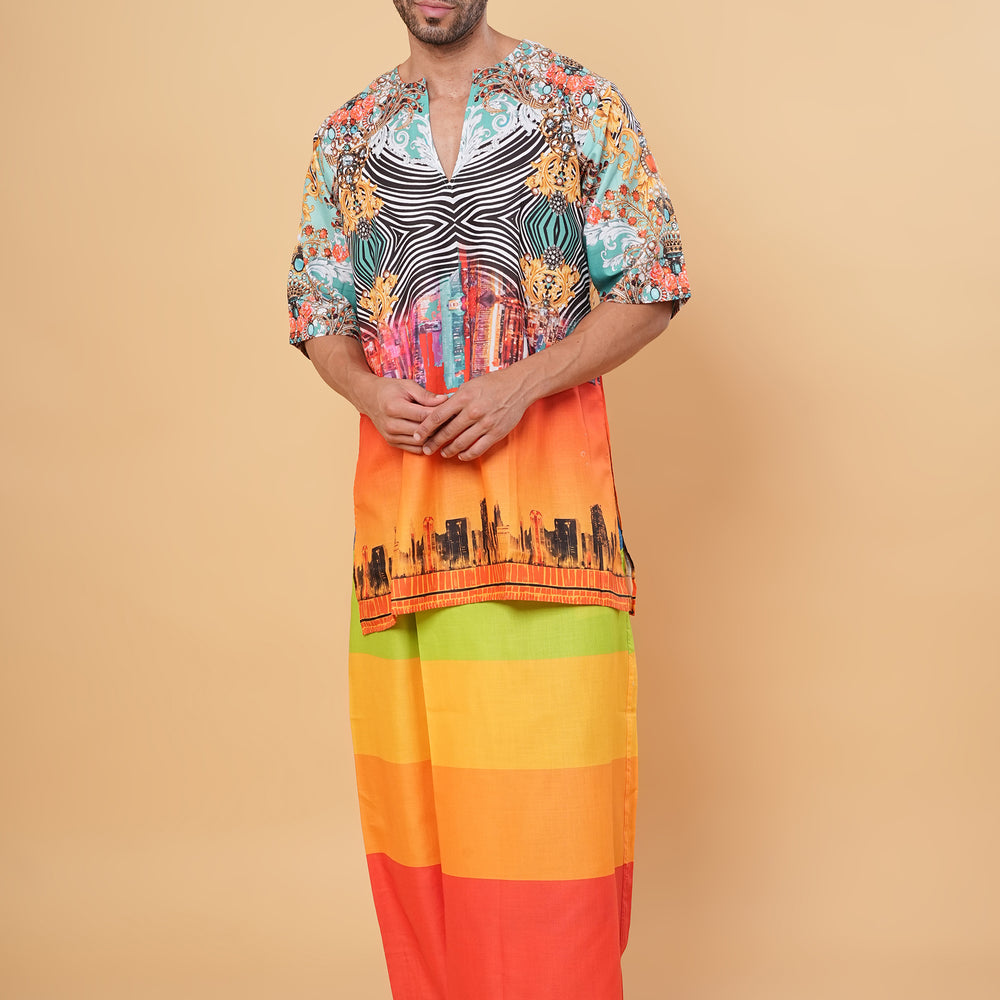
                      
                        Festival Glow Kurta Pajamalungi Set
                      
                    