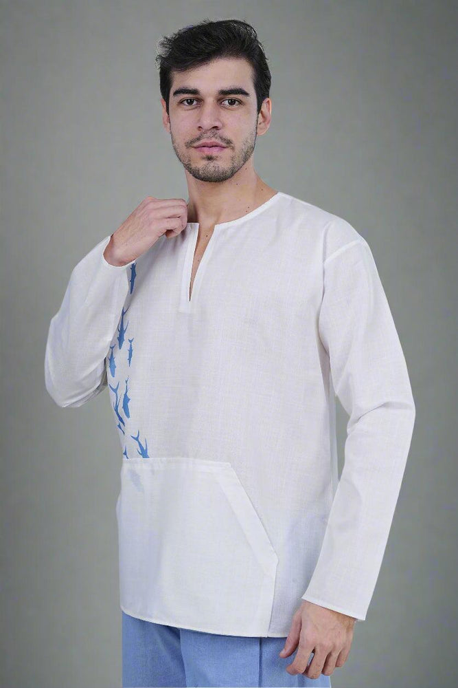 
                      
                        Aqua Drift Kurta
                      
                    