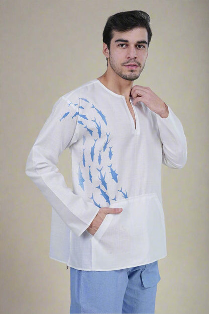 Aqua Drift Kurta