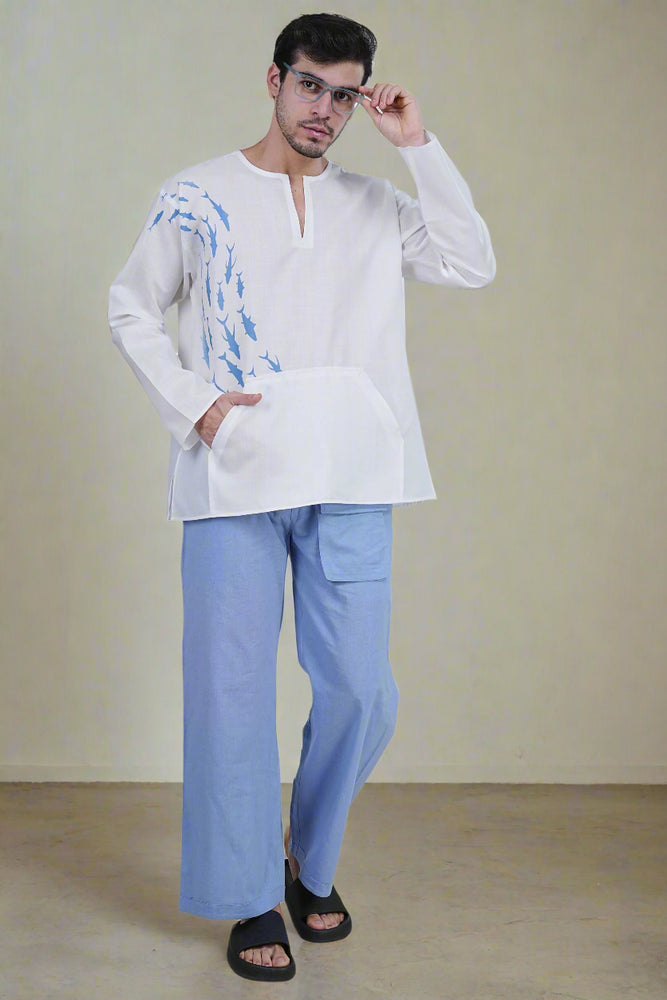 Ocean Breeze Ensemble Kurta Pajama Set