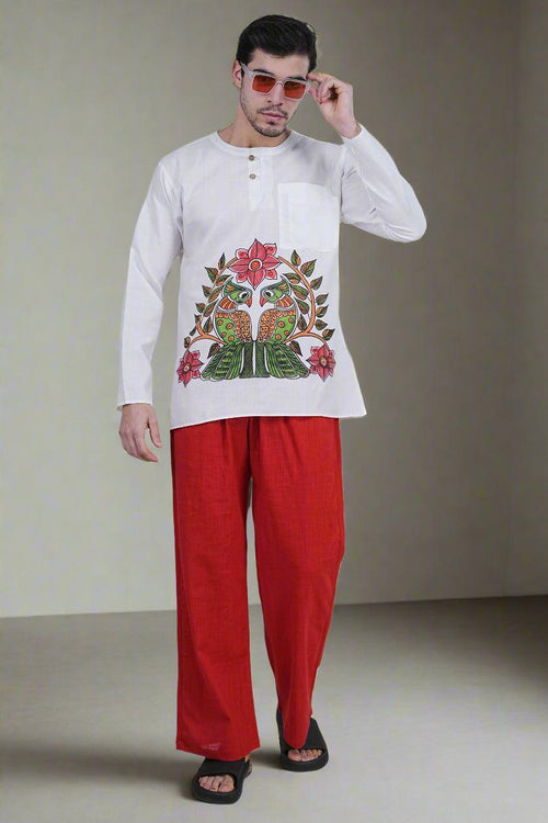 Ethnic Printed Kurta - Nirmal Online