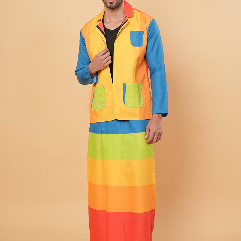 
                      
                        Color Splash Blazer Pajamalungi Set
                      
                    