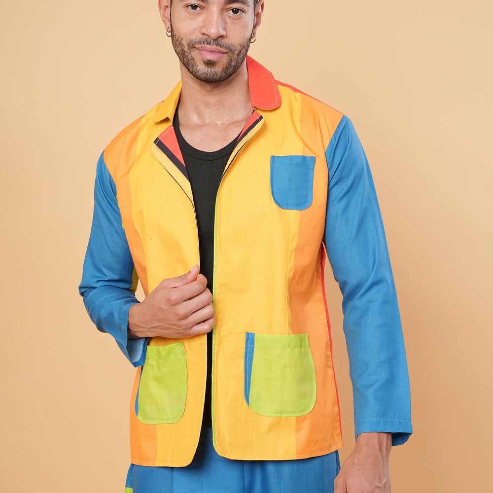 
                      
                        Color Splash Blazer Pajamalungi Set
                      
                    
