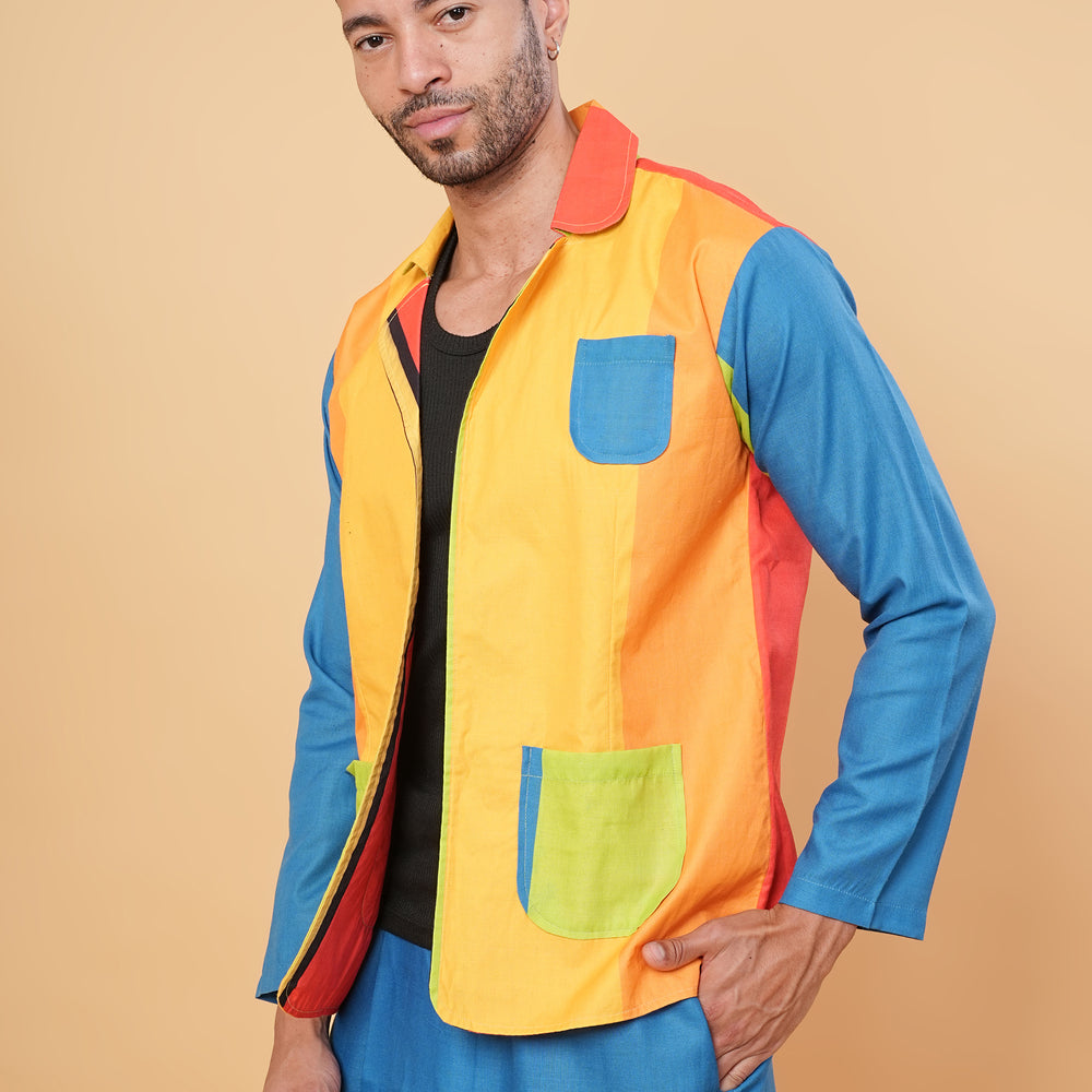 
                      
                        Color Splash Blazer Pajamalungi Set
                      
                    