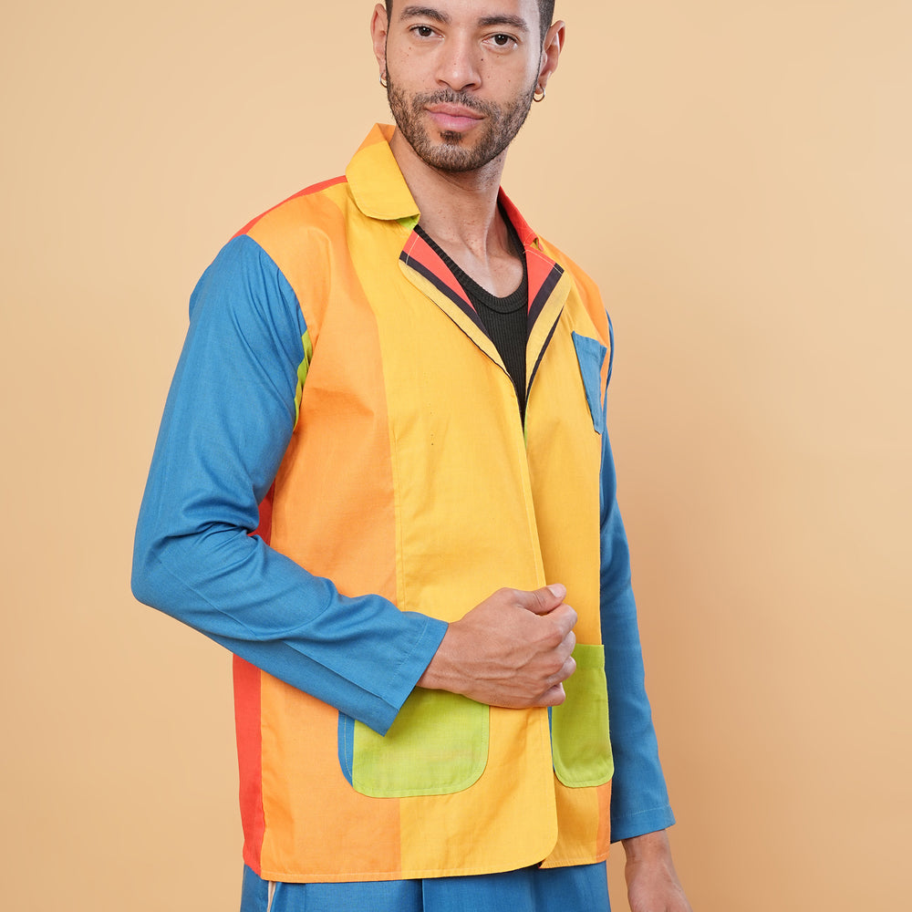 
                      
                        Color Splash Blazer Pajamalungi Set
                      
                    